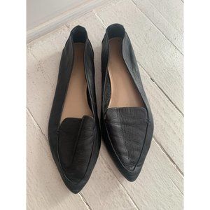 Essex Lane Black Pointy Loafer Size 10